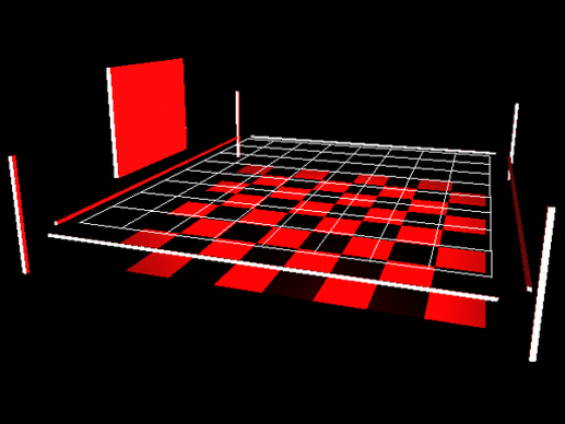 3D model of our sensor grid